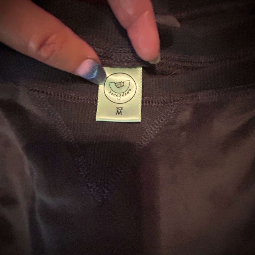 Honeydew Intimates (Nordstrom) Velour Lounge Set in Mink Brown - Picture 9 of 10